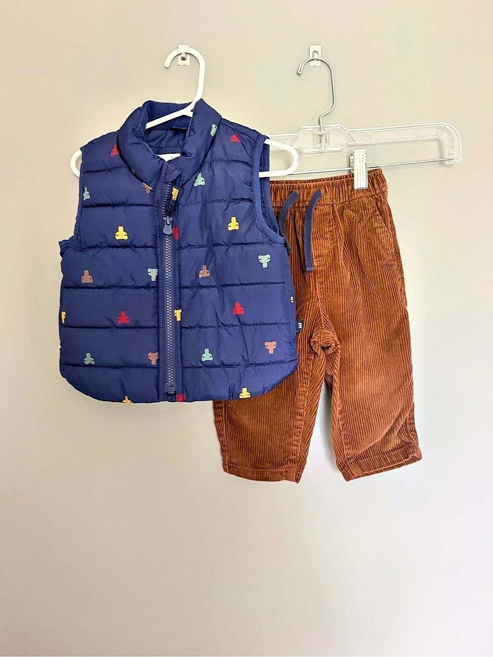 Gap Baby 12-18 Months Vest & Corduroy Pants Set
